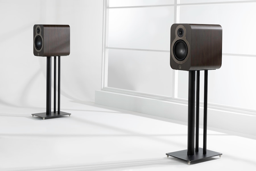 Q Acoustics 3030c Stand-mount loudspeaker in Claro Rosewood