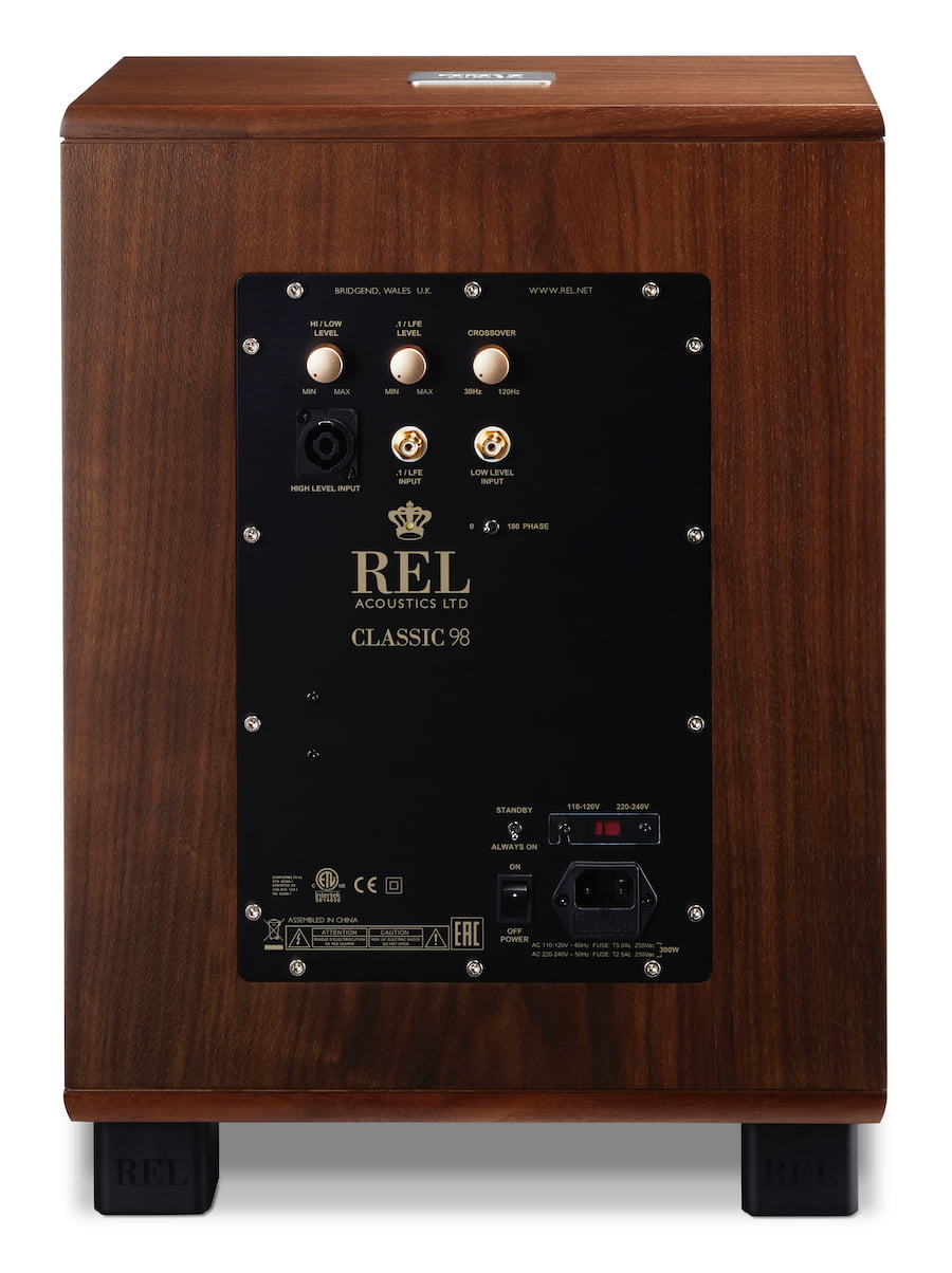 REL Classic 98 Subwoofer Back