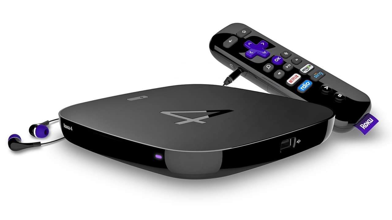 Roku 4 Streaming Player with Remote Control