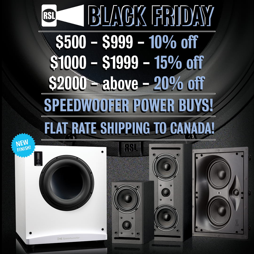 RSL Speakers Black Friday 2023 Sale