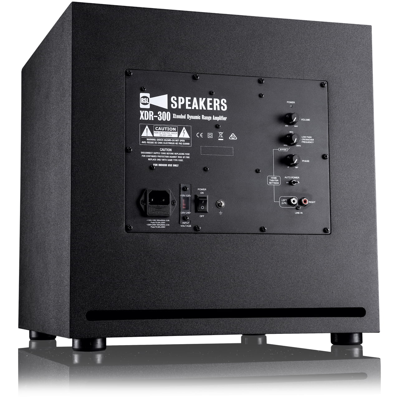 RSL Speakers Speedwoofer 10E Subwoofer Rear