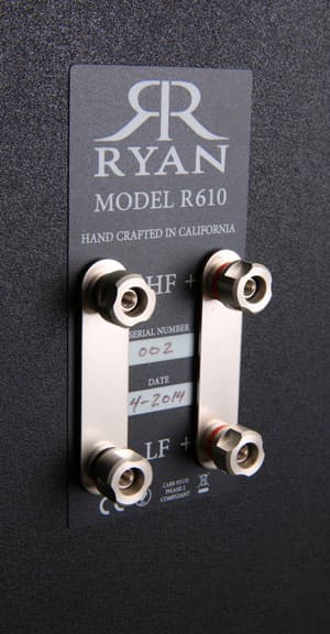 Ryan R610 Bookshelf Loudspeaker Rear