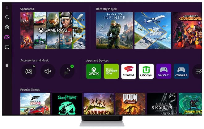 Samsung Gaming Hub Smart TV Front