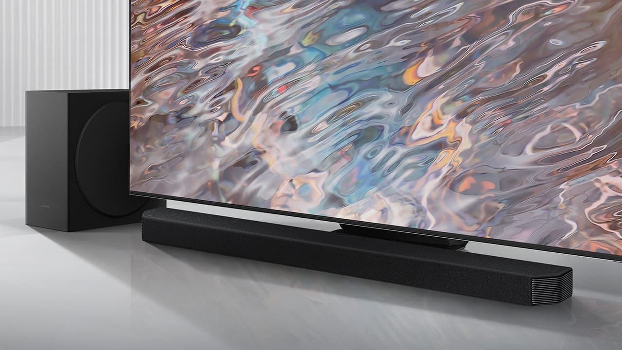 Samsung HW-Q900A Soundbar and Subwoofer with TV