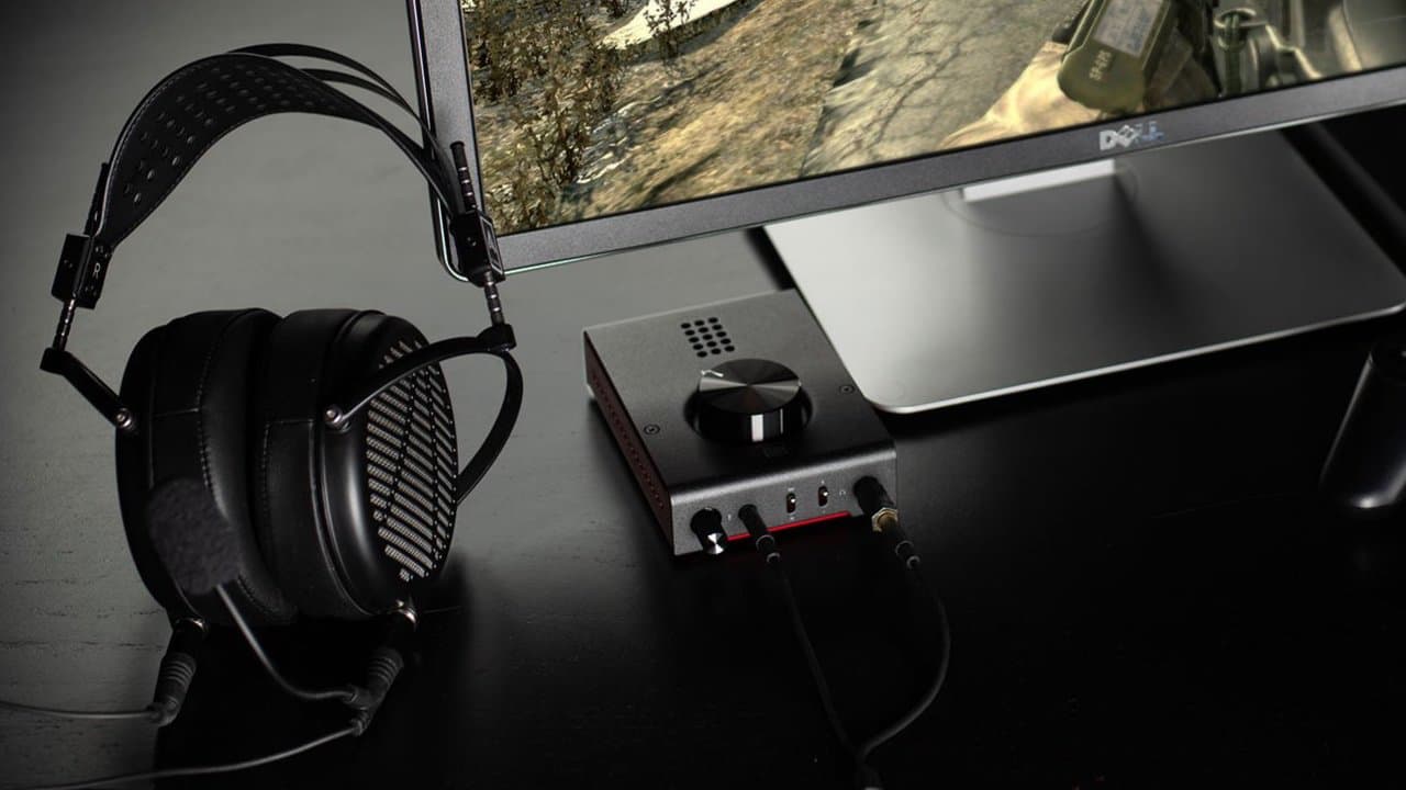 Schiit Audio Hel Gaming DAC/Amp on desktop