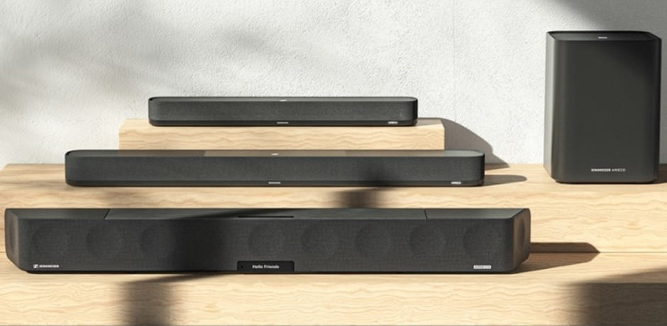 Sennheiser AMBEO Soundbars and Subwoofer