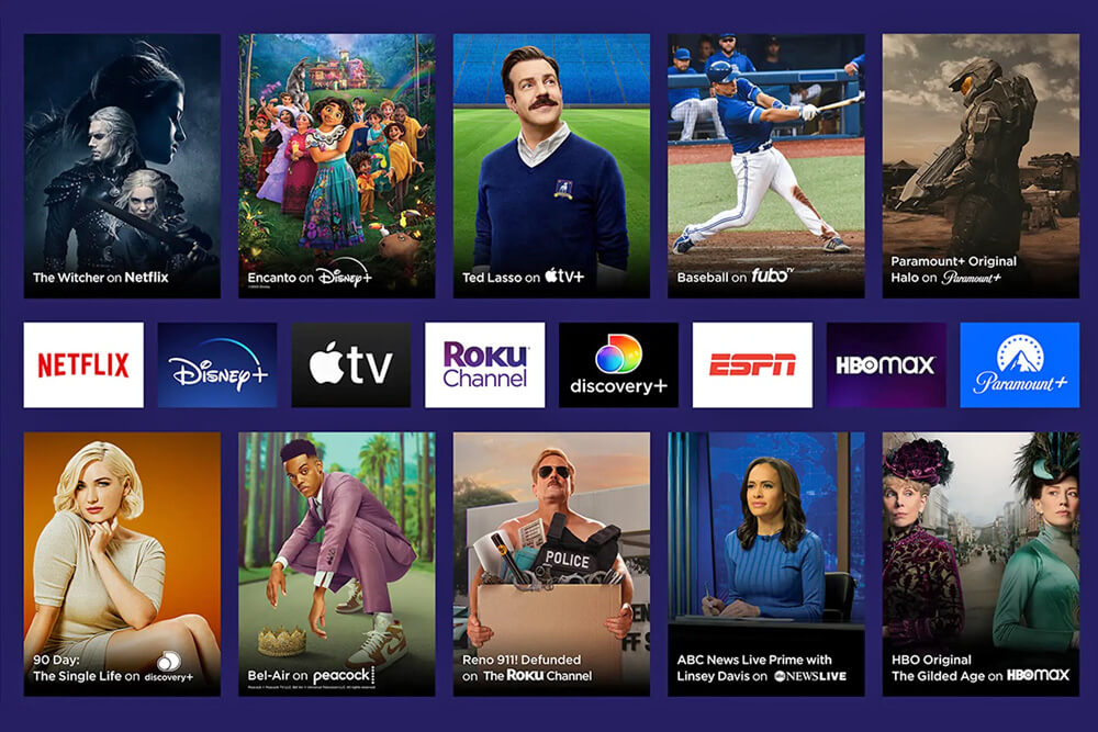 Sharp TV with Roku OS UI