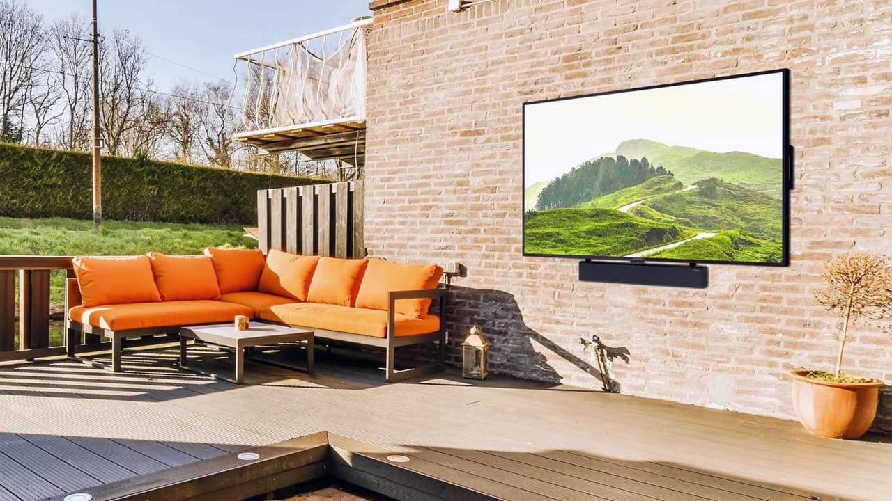 Skyworth Clarus S1 outdoor Google TV lifestyle