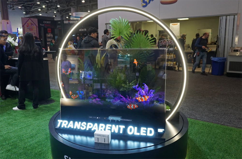 Skyworth Transparent OLED TV CES 2024