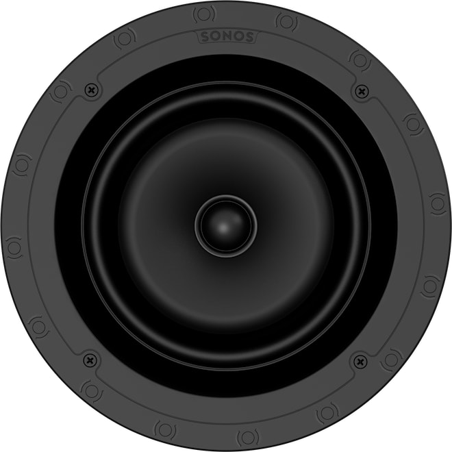 Sonos 8-inch In-ceiling Speaker front no grille