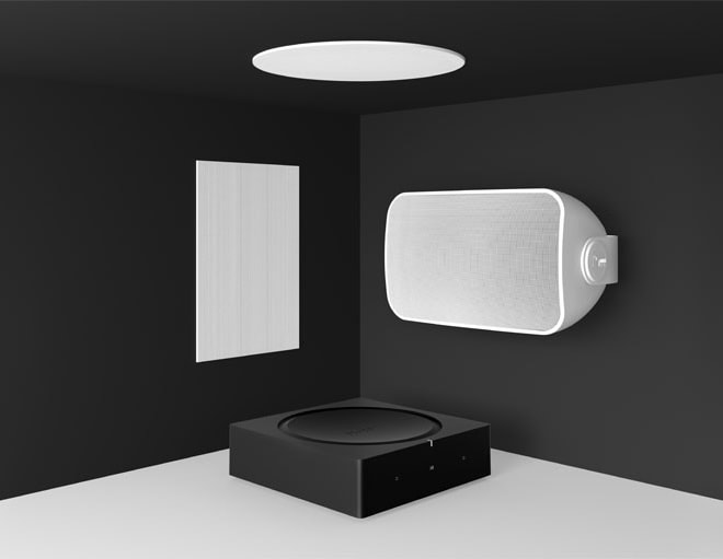 Sonos Amp with Architectural Speaker Lineup