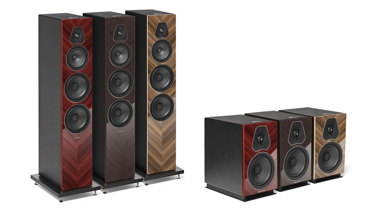 Sonus faber Lumina V Amator and Lumina II Amator Loudspeakers in three new finishes