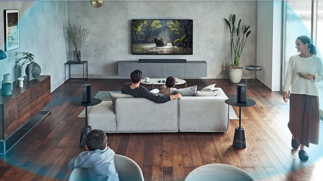 Sony HT-A7000 Soundbar System Lifestyle