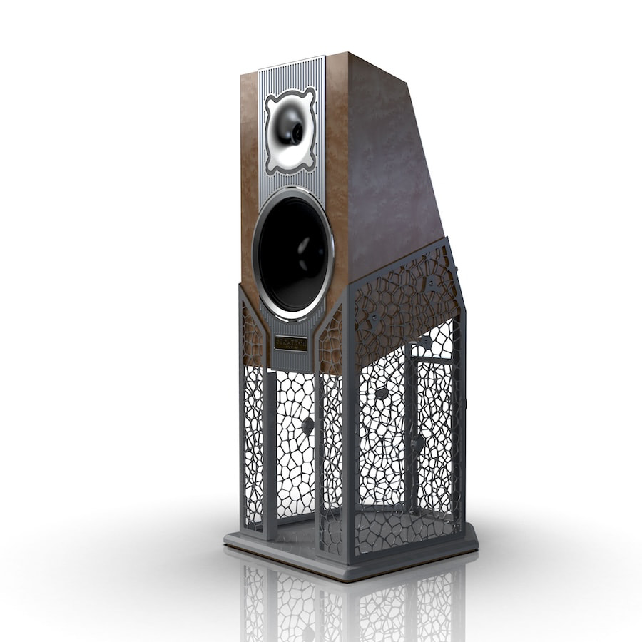 Stratton Acoustics Element 12 Loudspeaker in Maple and Silver