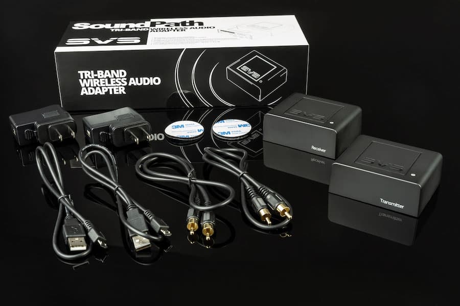 SVS SoundPath Tri-band Wireless Audio Adapter Box Contents