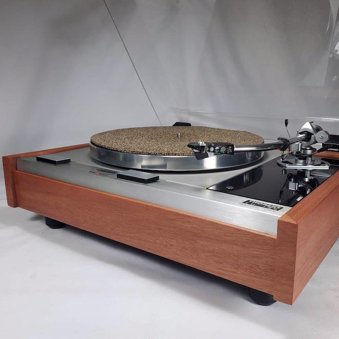 Thorens TD-125 MK II Turntable Restoration Angle Right