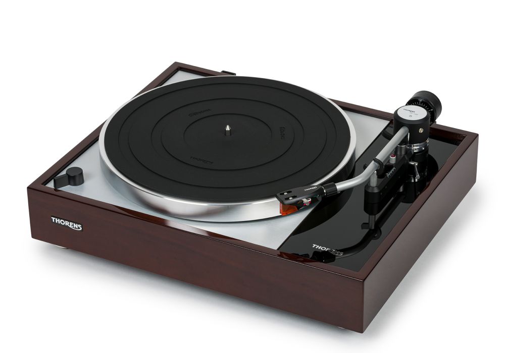 Thorens TD 1500 Turntable Walnut Angle