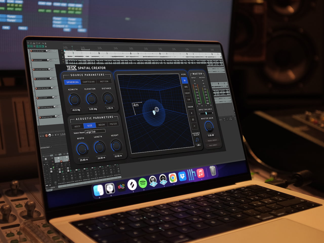 THX Spatial Creator Plugin on MacBook
