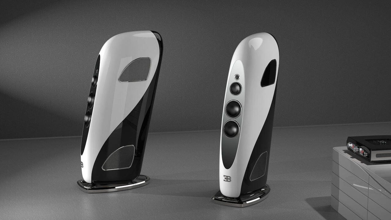 Tidal for Bugatti Royale Black and White Loudspeaker Pair