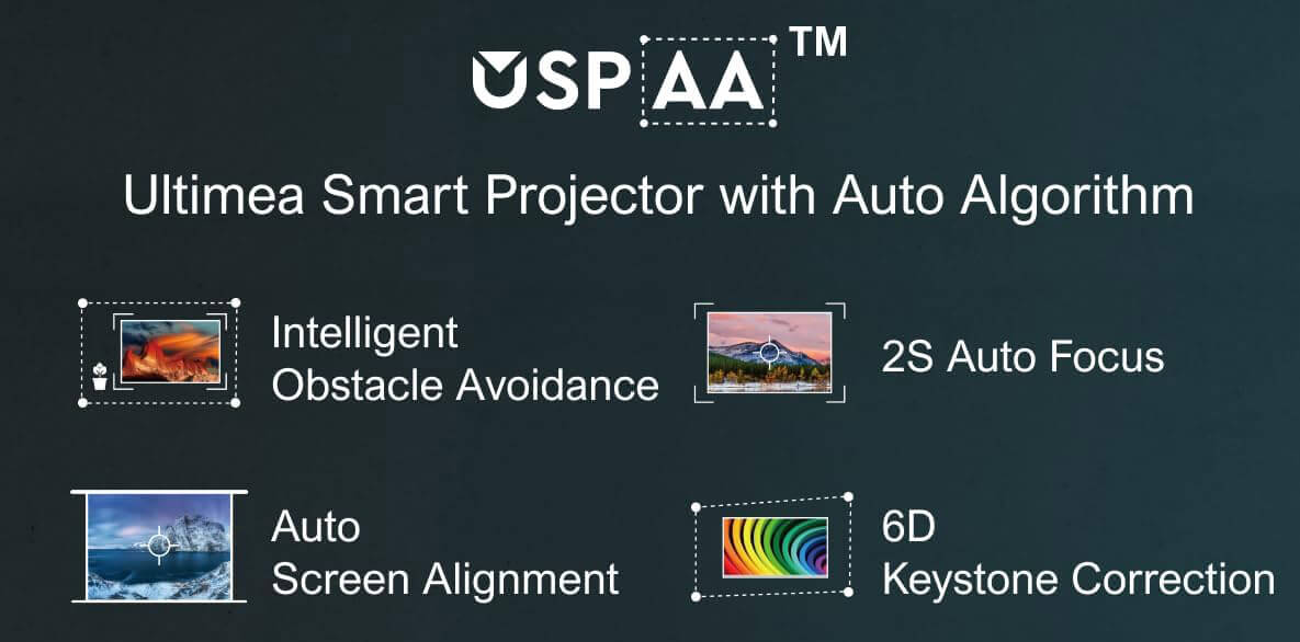 Ultimea Poseidon E40 Portable Smart Projector USPAA