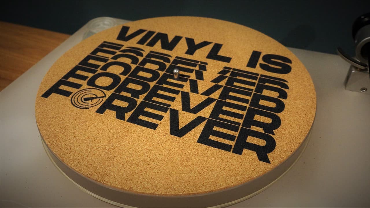 Vinyl is Forever Platter Mat