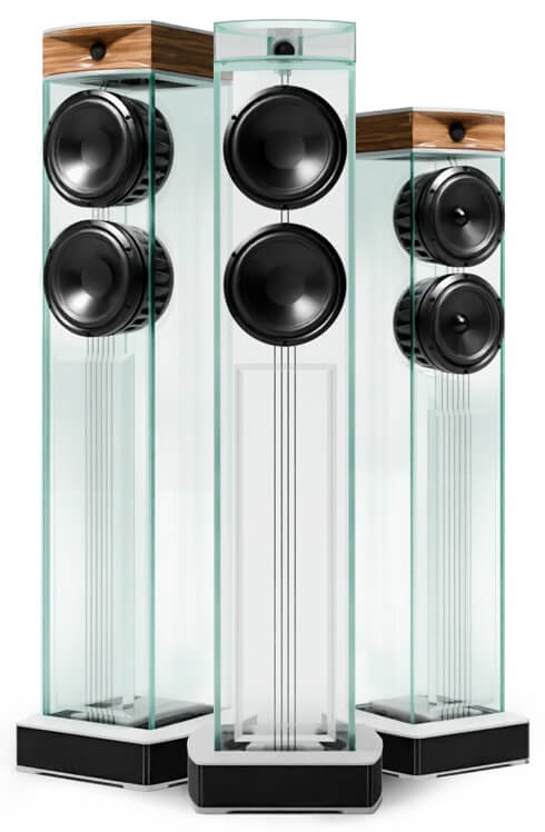 Waterfall Audio Niagara XT1,  XT2 and XT3 Loudspeakers Size Comparison