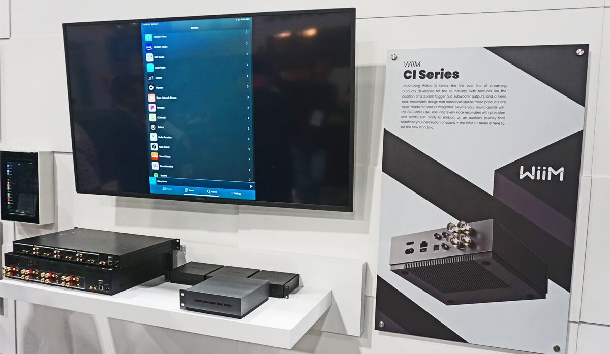 Origin Acoustics integration with WiiM CI Series at CEDIA 2023