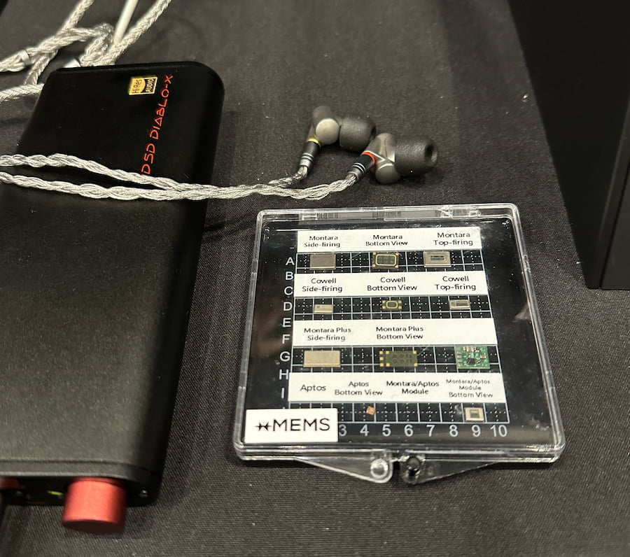 xMEMS IEMs with iFi Diablo X Headphone Amplifier