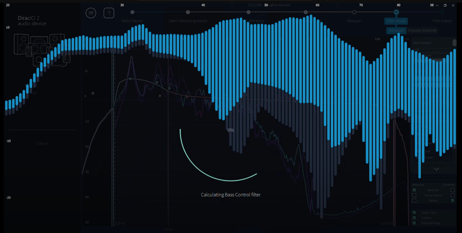 Dirac Live Bass Control Filter